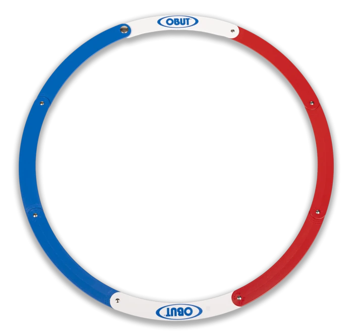 Cercle de pétanque obut pliant bleu blanc rouge